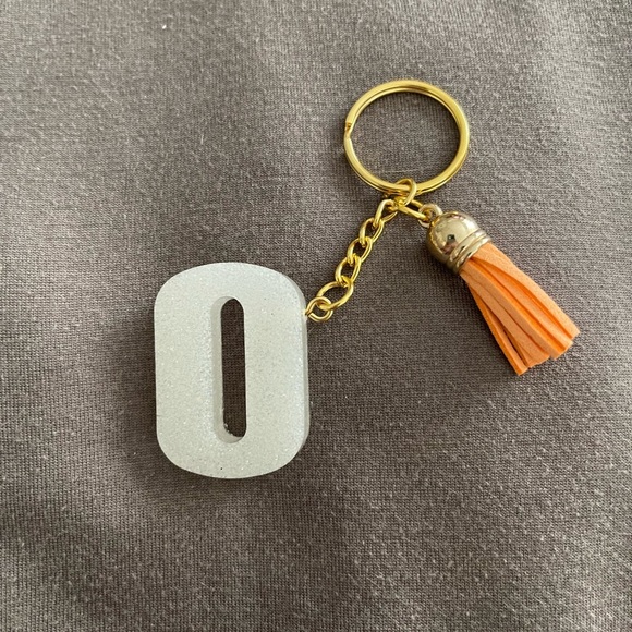 Handmade Number "0” (Zero) Keychain - Picture 1 of 6
